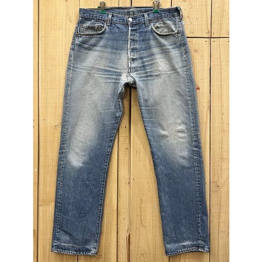 超激ヒゲ リーバイス501 古着 LEVIS501 ハチマル インサイドシングル 80S MADE ...
