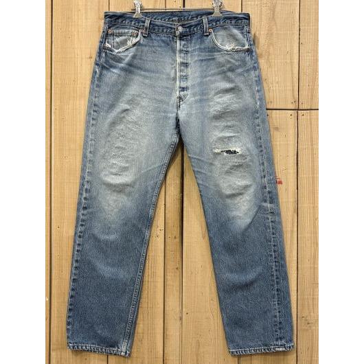 激ヒゲ リーバイス501 古着 W36×L31 LEVIS501 90S MADE IN USA 米...