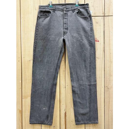 リーバイス501 ブラック 黒 古着 LEVIS501 90S MADE IN USA W37×L3...