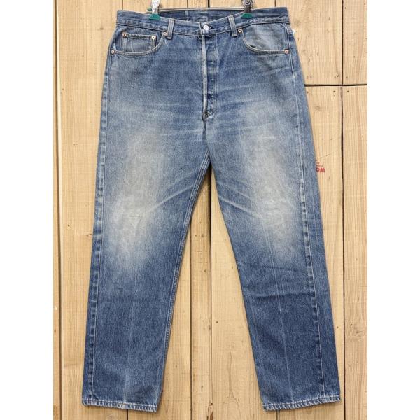 リーバイス501 古着 激ヒゲ LEVIS501 オールド90S MADE IN USAW37×L3...