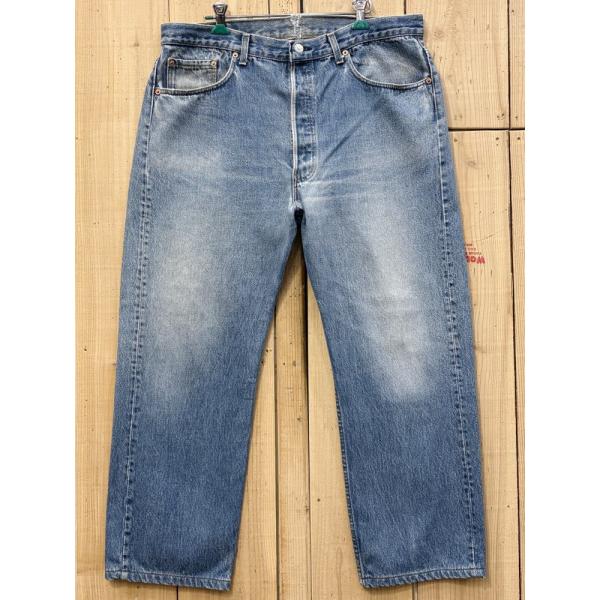 リーバイス501 古着 ヒゲ LEVIS501 オールド90S スタンプパッチ MADE IN US...