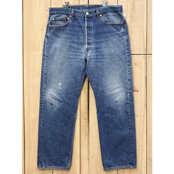 超激ヒゲ リーバイス501 古着 LEVIS501 オールド90S MADE IN USA W37×...