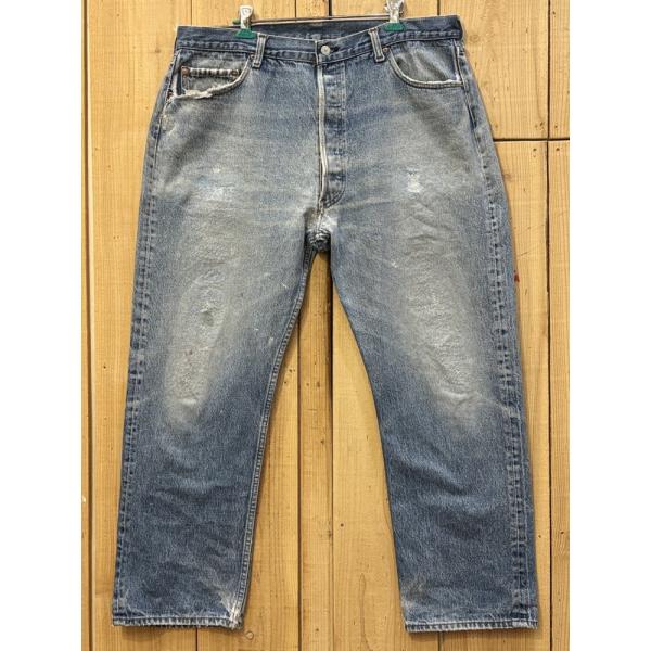激ヒゲ リーバイス501 古着 LEVIS501 ハチマル 80S CAREスタンプ MADE IN...