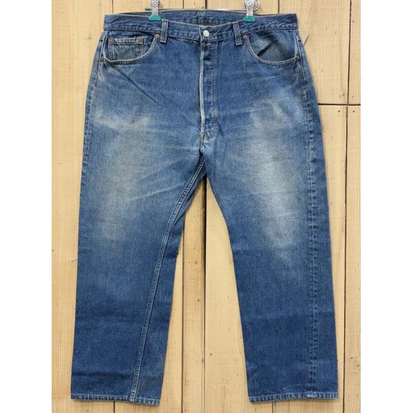 激ヒゲ リーバイス501 酸化デニム 古着 LEVIS501 ハチマル 80S CAREスタンプ M...