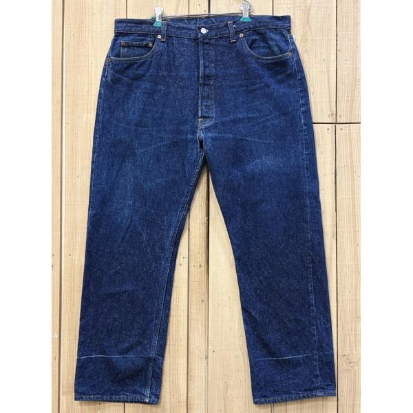 酸化デニム リーバイス501 古着 ハチマル 80S CAREスタンプパッチ LEVIS501 MA...