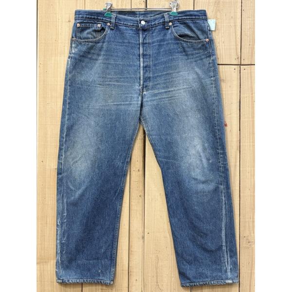 激ヒゲ リーバイス501 大きいサイズ 古着 オールド90S LEVIS501 テーパードリメイク ...
