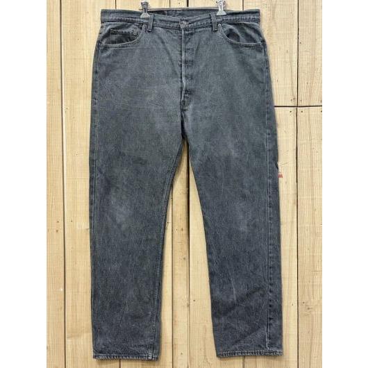 美品 リーバイス501 先染ブラック 黒 古着 LEVIS501 オールド90S 大きいサイズ MA...