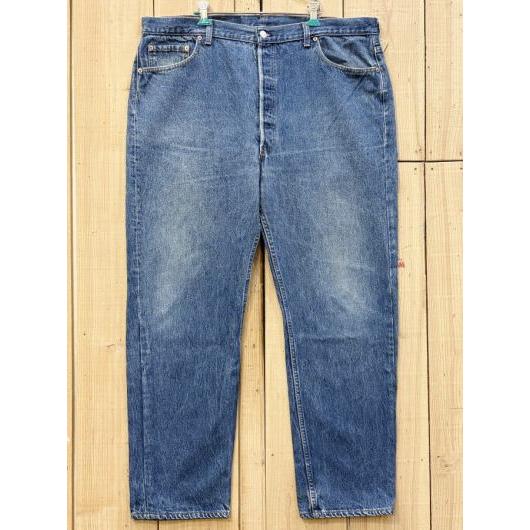 美品 リーバイス501 テーパードリメイク 大きいサイズ 古着 オールド90S LEVIS501 W...