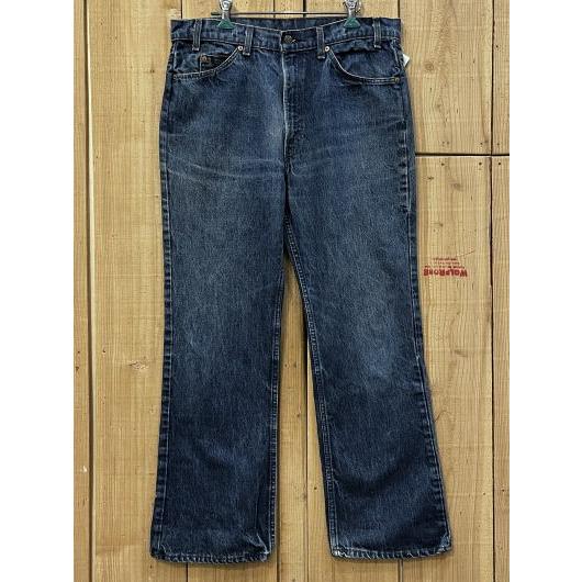 古着 リーバイス517 LEVIS517 ブーツカット ハチマル 80S W35×L28 裾チェーン...