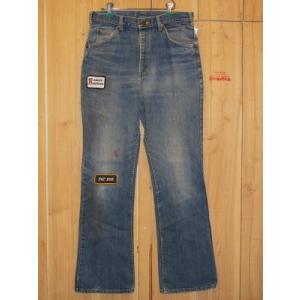 リー200 古着 70S 激ヒゲ LEE200 ブーツカット W33×L33 MADE IN USA