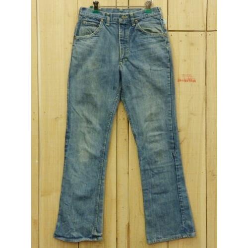 古着 LEE 200 ブーツカット 70S ジーンズ W31×L32 フェイドブルーデニム MADE...
