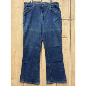 美品 LEE200 古着 70S ブーツカット リー200 ビンテージ 脇割り W35×L29 米国製