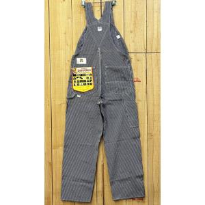 未使用デッドストック LEE ヒッコリー オーバーオール リー W38×L32 ビンテージ 60S MADE IN USA