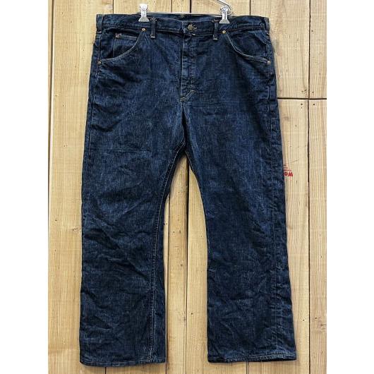 美品 酸化デニム LEE200 古着 70S ブーツカット リー200 ビンテージ 脇割り W42×...