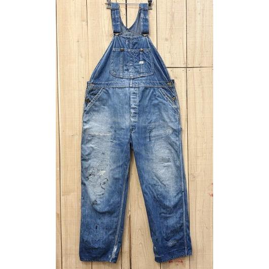 LEE JELT DENIM リーオーバーオール 古着 W44×L30 大きいサイズ ビンテージ 6...