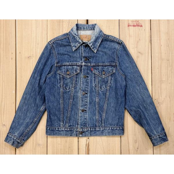 縦落ち リーバイス70505 古着 Gジャン LEVIS ジージャン 70S 38 MADE IN ...