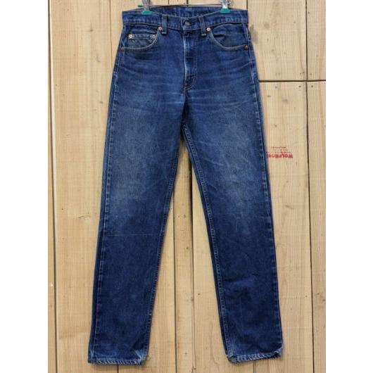 美品 リーバイス505 古着 激ヒゲ LEVIS505 ハチマル 裾チェーンステッチ 赤タブ W30...