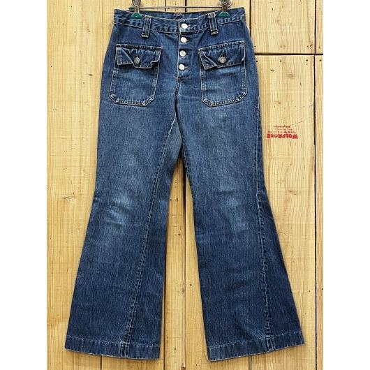 激レア リーバイス BIG-E ベルボトム ビンテージ レディース ジーンズ 70S LEVIS f...