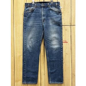 古着 80s USA製 Levi's 505-0917 濃紺 ブルー ソフト デニム