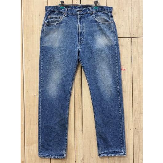 超激ヒゲ リーバイス505 古着 ハチマル LEVIS505 W38×L31 赤タグ CAREスタン...