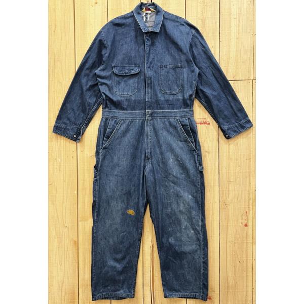 BIGYANK ビッグヤンク 80S デニムオールインワン ツナギ 古着 80S 44 MADE I...