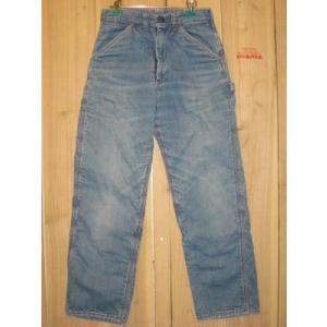 古着 80s USA製 Oshkosh B'gosh ブルー デニム ワーク ペインター