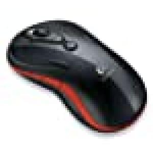 Logitech MediaPlay Cordless Mouse- Red