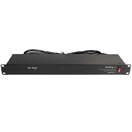 StarTech.com 8 Outlet Horizontal 1U Rack Mount PDU...