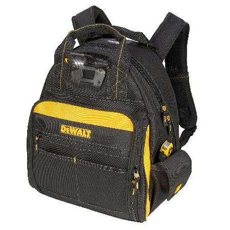 DEWALT DGL523 Lighted Tool Backpack Bag, 57-Pocket...