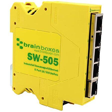 Brainboxesイーサネットスイッチ5ポートSW-505