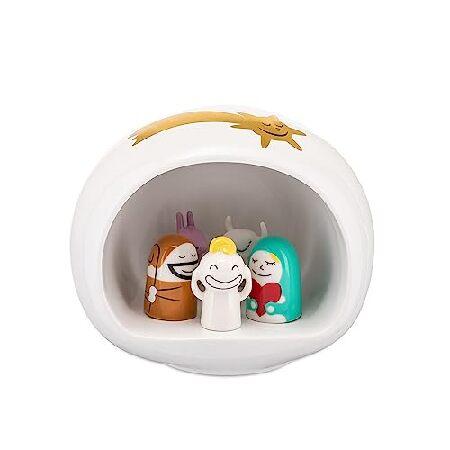 Alessi amgi10set Porcelain Nativity Scene Group, M...