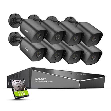 SANNCE 8CH 1080P Lite Home Security Camera System ...