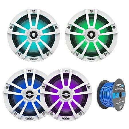 4x Infinity Reference 6.5&quot; Coaxial Waterproof Mari...