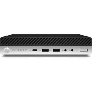 HP EliteDesk 800 G4 4CB30UT Mini Desktop (2.1 GHz Intel Core i5-8500T, 8 GB DDR4 SDRAM, 256 GB SSD, Windows 10 Pro)｜wolrd