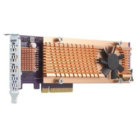 QNAP ストレージコントローラー - PCIe 3.0 ロープロファイル - PCIe 3.0 x...