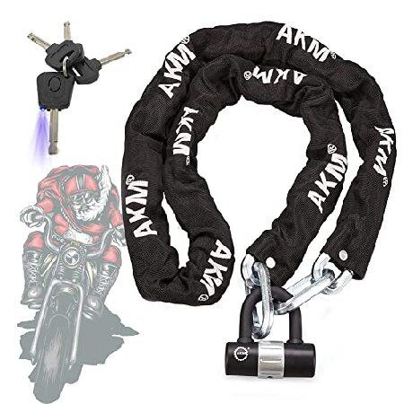 AKM Anti-Theft Motorcycle Chain Lock 6-Feet Heavy ...