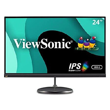 ViewSonic VX2485-MHU 24 Inch 1080p Frameless IPS M...