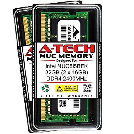 A-Tech 32GB (2 x 16GB) RAM Intel NUC8i5BEK NUCキット用...