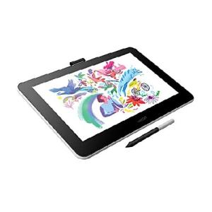 Wacom One Digital Drawing Tablet with Screen, 13.3 inch Graphics Display for Art and Animation Beginners (DTC133W0A)