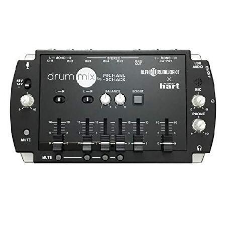 Maker hart Drum Mixer-compact 6 channels/3.5mm/6.3...