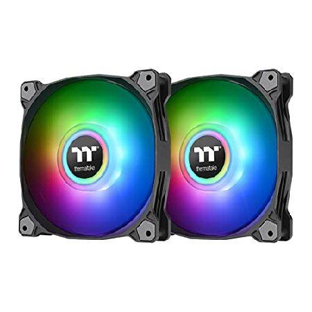 Thermaltake Pure Duo 14 ARGB 2本セット PCケースファン 140mm ...