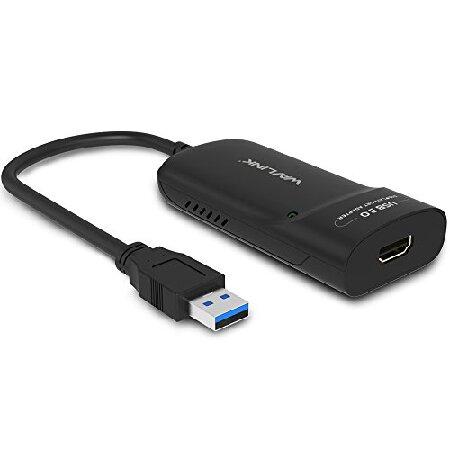 WAVLINK USB3.0 - HDMI ユニバーサルビデオグラフィックスアダプター/2048x1...
