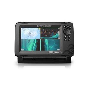 Lowrance Hook Reveal 7 トリプルショット - 7インチ 魚探知機 トリプルショットトランスデューサー C-MAP 輪郭+チャートカード