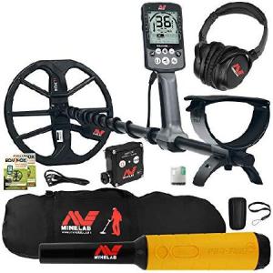 Minelab X-Terra Pro Waterproof Metal Detector Bundle with Case and