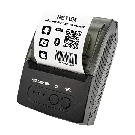 NETUM Bluetooth Receipt Printer, Portable 58mm Min...