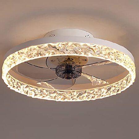 PSHRFANST 19.7&quot; Ceiling Fan with Lights, Dimmable ...