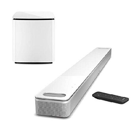 Bose Smart Soundbar 900, White with Bass Module 70...