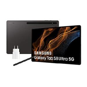 Samung Galaxy Tab S8 Ultra 5G WiFi+LTE Factory Unlocked Tablet SM-X906B 14.6 Inch, 128 GB Internal Memory, 8 GB RAM, Android Tablet Including S Pen EU｜wolrd