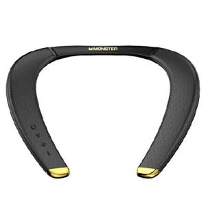 Monster Boomerang Petite Neckband Bluetooth Speakers, Neck Speaker with 15H Playtime, aptX High Fidelity 3D Stereo Sound, Low Latency, Built-in Mic, I｜wolrd