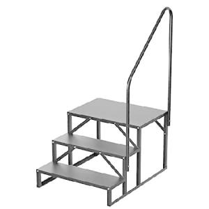 2段階段 第5輪 階段 温水浴槽ステップ 屋外 RV 合金スチールステップはしごサポート エコノミー階段ライザー 簡単に乗り降り可能 RVや旅行キャンパートレーラー｜wolrd